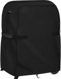 Sans marque Housse de barbecue - Résistant aux intempéries - Petit - Noir - Tissu Oxford - 102 cm - 105 cm