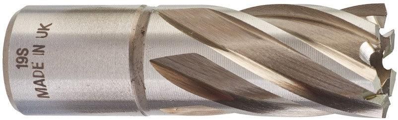 Spiraalvormige HSS-freeskronen HSSAC 19 x 30 - 1 st