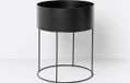 Ferm Living Plant Box - Rond - Zwart