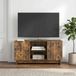 Maison Exclusive - meuble TV, 102 x 34,5 x 50 cm, chêne fumé, panneau de particules