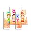Homemania 4-delige muurschildering, motief Valentine's Day-from Living, Room-Multicolor, 76 x 0,3 x 50 cm, HM204PMDF255, MDF