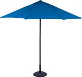 Merkloos Dsm Parasol met zwengel en knik - 2.70 m - Blauw