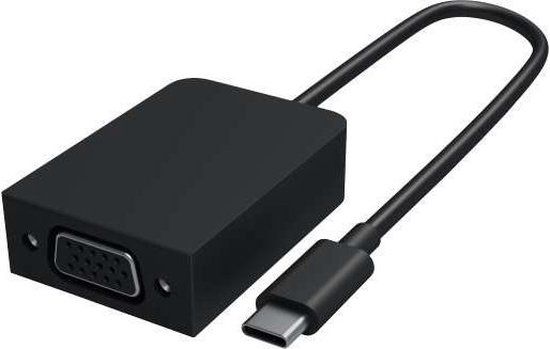 Microsoft USB-C to VGA Adapter - HFT-00003 - Black