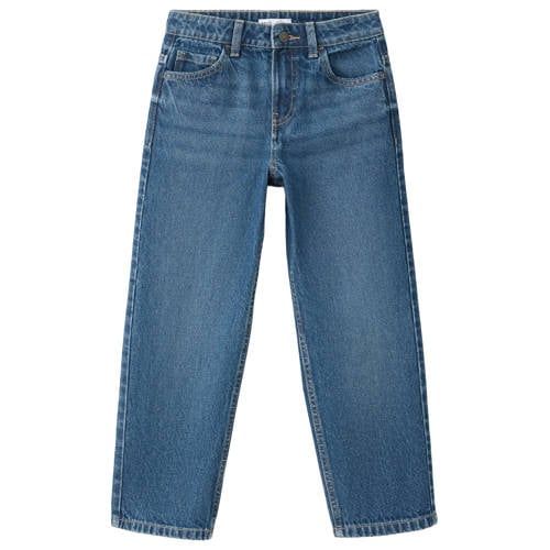 Mango Kids straight leg jeans - middelblauw