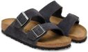 Birkenstock Arizona Slippers Senior Donkergrijs Suède