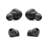 COMPLY Eartips van traagschuim voor Sony TrueWireless-oordopjes, ultiem comfort en veilige pasvorm, ruisonderdrukking, 3 paar, zwart