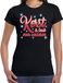 Bellatio Decorations Fout kerstshirt / t-shirt zwart kerst is leuk voor anderen voor dames - kerstkleding / christmas outfit S
