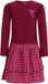 B.Nosy Jurk meisjes rood roze - Maat 122-128