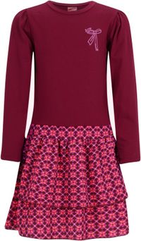 B.Nosy Jurk meisjes rood roze - Maat 122-128
