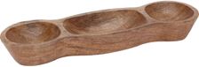 Home Styling Collection Plateau de service en bois pour snacks en manguier.