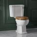 Richmond Toilet Duoblok Klassiek et Abattant de WC avec Charnières Chromées