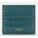 Furla Étui carte de crédit Classique Turquoise
