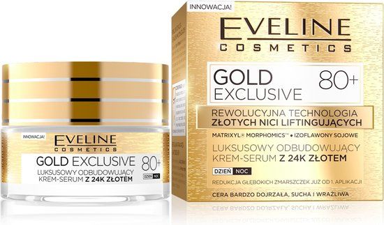 Gold Exclusive 80+ luxueus herstellend crème-serum met 24k goud 50ml