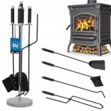 MK Trading Michał Kotarba Ensemble complet de cheminée avec outils pour poêle à bois - 5 pièces