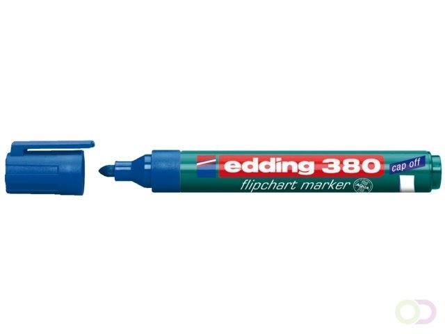 Edding Viltstift 380 flipover rond blauw 1.5-3mm