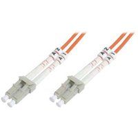 DIGITUS - Verbindingskabel - LC multi-modus (M) naar LC multi-modus (M) - 10 m - glas - 50 / 125 micron - OM3 - halogeenvrij