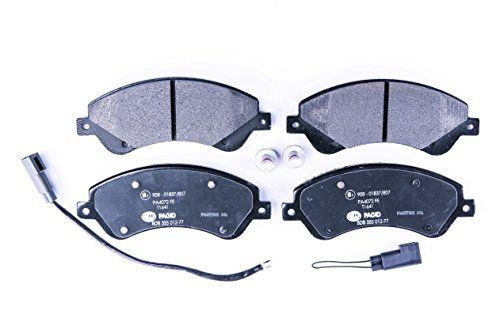 HELLA PAGID 8DB 355 012-771 Remblokkenset - T1641 - Dikte: 18.9mm - Remsysteem: Bosch - Incl. slijtage waarschuwingscontact - voor o.a. FORD