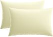 vidaXL - Coussin - avec - coussin - HEERLEN - 2 - pce - Crème - Polyester