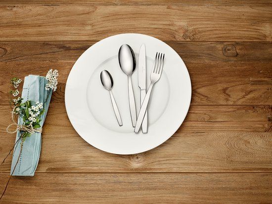Villeroy & Boch Charles Bestekset - 24-Delig - Zilver - RVS