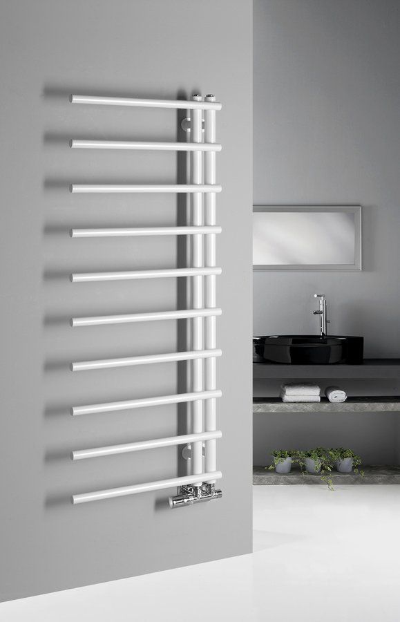 Sapho Justina radiator zijaansluiting 50x125 cm wit
