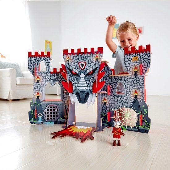 Hape Viking Castle - Houten speelset - Ridders & Draken - Vanaf 8 jaar