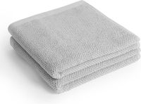 Merkloos Goodivery ® Zachte Luxe Handdoekenset van 100% Katoen in Parelgrijs voor Spa-Ervaring Thuis