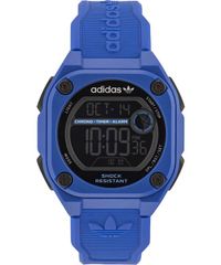 Adidas Originals City Tech Two AOST23061 Montre - Plastique - Bleu - Ø 45 mm