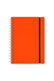 Vacavaliente - Studio Notitieboek A5 - Gerecycled Leer - Oranje