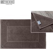 The One Serviette Tapis de bain - 50 x 80 cm - Tapis de douche extra épais - 100% Coton doux - Velours - Taupe