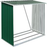Abri de jardin 163x83x154 cm acier galvanisé vert
