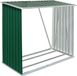 Abri de jardin 163x83x154 cm acier galvanisé vert