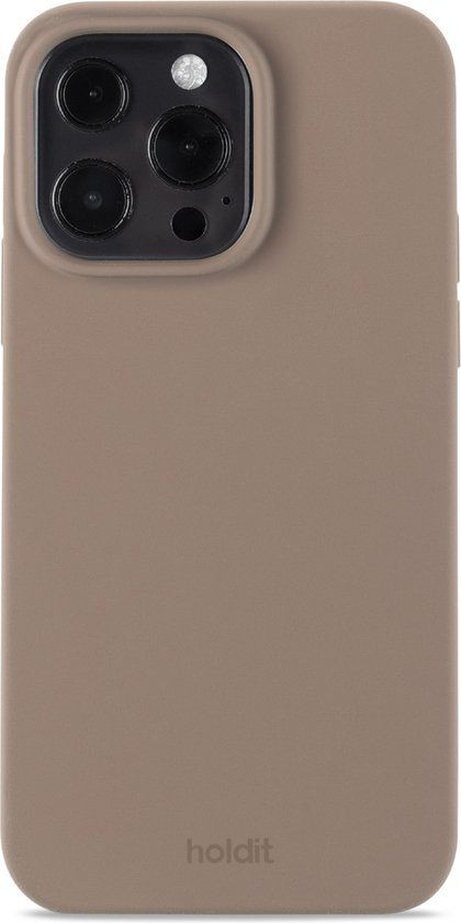 Holdit Silicone Case geschikt voor Apple iPhone 13 Pro - Mocha Brown