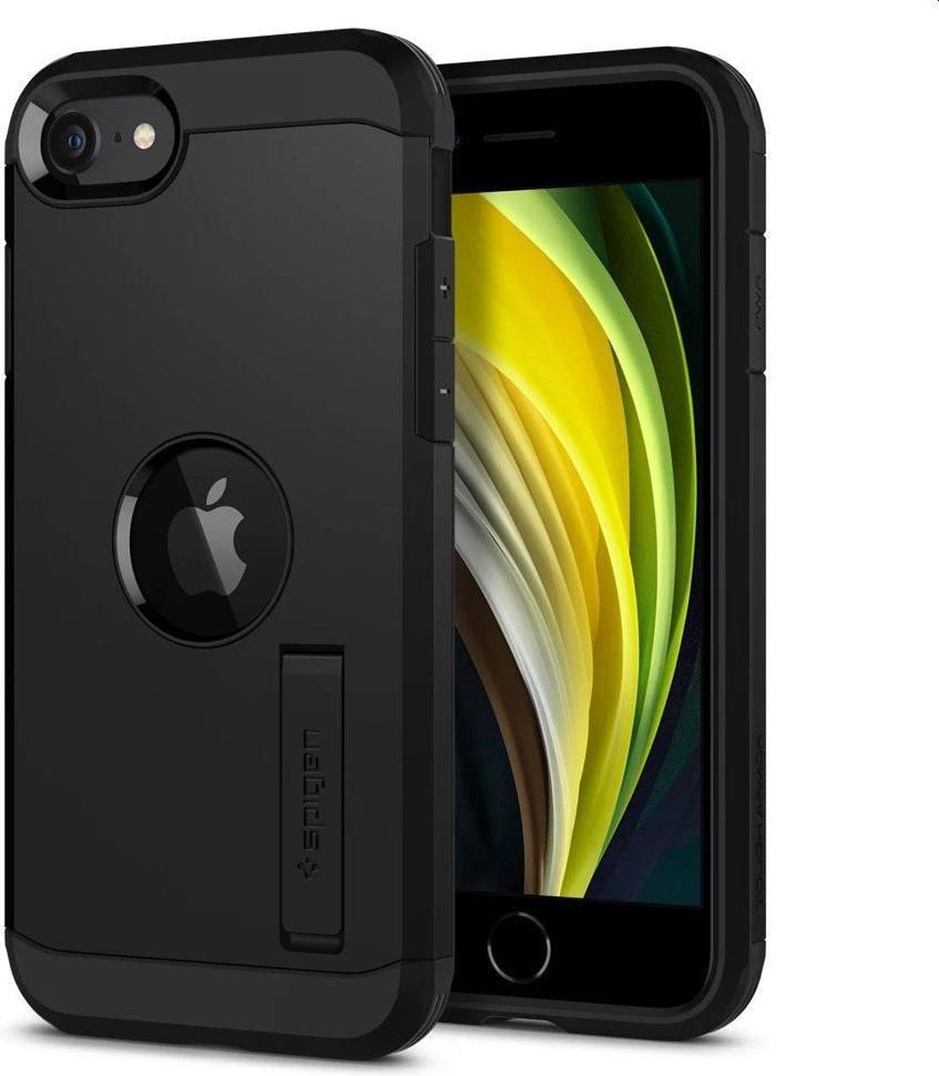 Spigen Tough Armor Case Apple iPhone SE 2020 - Zwart
