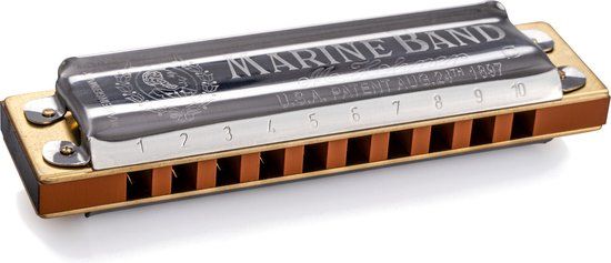 Hohner Marine Band 125th Anniversary diatonische mondharmonica in C-majeur - autentiek - collectors-item