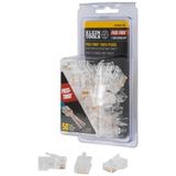 Klein Tools VDV826-704 Modulaire gegevensstekker voor CAT6A Ethernet-kabel en grotere diameter CAT6 voor binnen en buiten