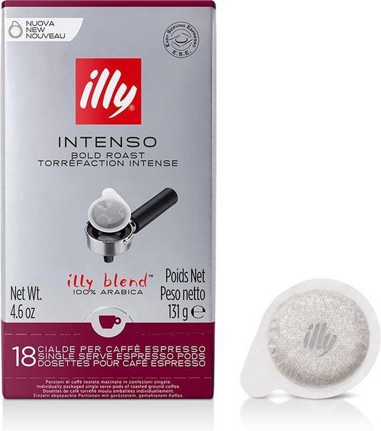 Illy Dark ESE Espresso Servings - 18 stuks