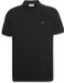 Calvin Klein Jeans Ss Monogram Pique Polo Zwart Heren XXL