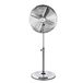 Zilan, 16 inch metalen voetventilator, 3 snelheidsinstellingen, 4 aluminium bladen, robuuste ronde basis, veiligheidsrooster, 50 W