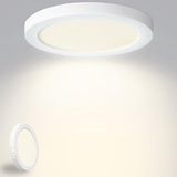 Merkloos / Sans marque Ronde LED Plafondlamp 15W - 1800 Lumen Neutraal Wit 4500K met Inclusieve Driver - IP44 Geschikt voor Badkamer en Keuken