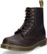 Dr. Martens dameslaarzen met veters donkerbruin