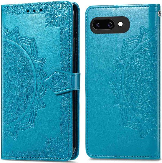 imoshion Mandala Bookcase - Geschikt voor Google Pixel 9a - Turquoise
