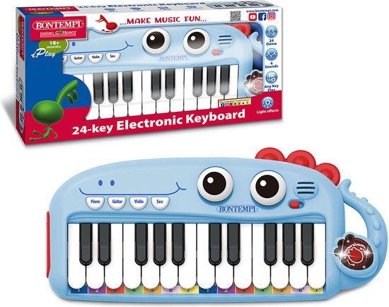 Bontempi Electronic Keyboard 24 keys - Multicolor