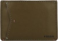 FOSSIL Joshua Vegan Cactus Card Case Green Moss Groene
