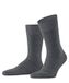 FALKE Heren Sokken Link Attire M So wol lyocell linnen eenkleurig 1 paar, Grijs Slate 3741, 39-42
