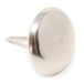 Adsamm MG-N-25-32 MG-N-25 32 x metalen glijders met spijker, zilver, Ø 25 mm