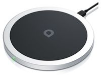 Aplic Chargeur sans fil 10W, tapis de chargement Qi en boîtier en aluminium, charge rapide pour smartphones sans câble, seulement 7,5 mm d'épaisseur, revêtement en caoutchouc antidérapant, station de chargement