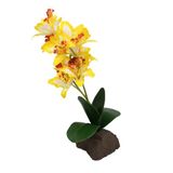 Lucky Reptile Scape it Easy - Orchidee groot geel ca. 35 cm - decoratieve plant voor terraria