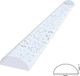Acryl garde-éclaboussures 10×5mm 40cm profil anti-éclaboussures seuil de douche déflecteur d'eau