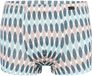 Olaf Benz RED2566 Minipants Boxer Shorts for Men in Blue Style with Print Pattern