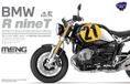 Meng BMW RnineT Option 719 Black Storm Metallic/Vintage Modèle réduit 1:9